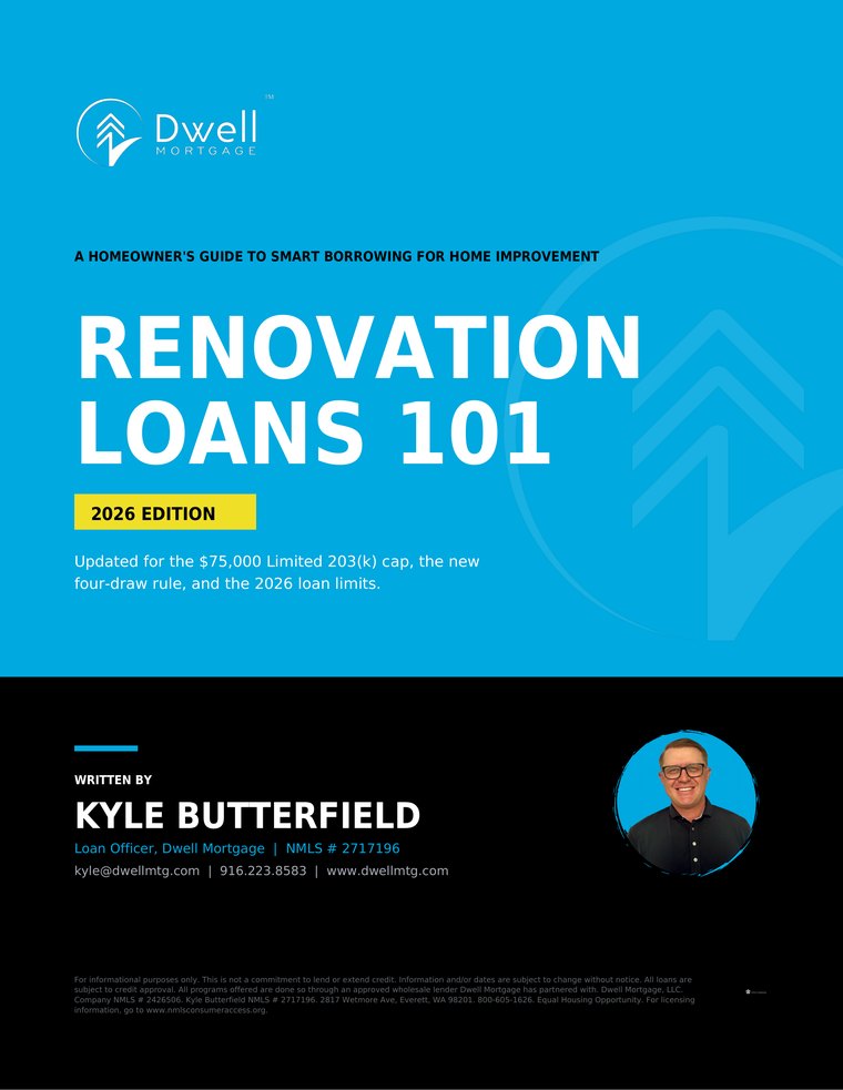 Renovation Loans 101, 2026 Edition, guide cover